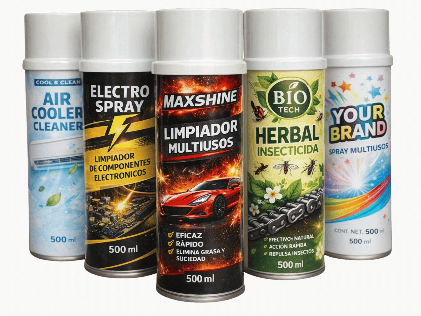 Sprays Genéricos para Maquila